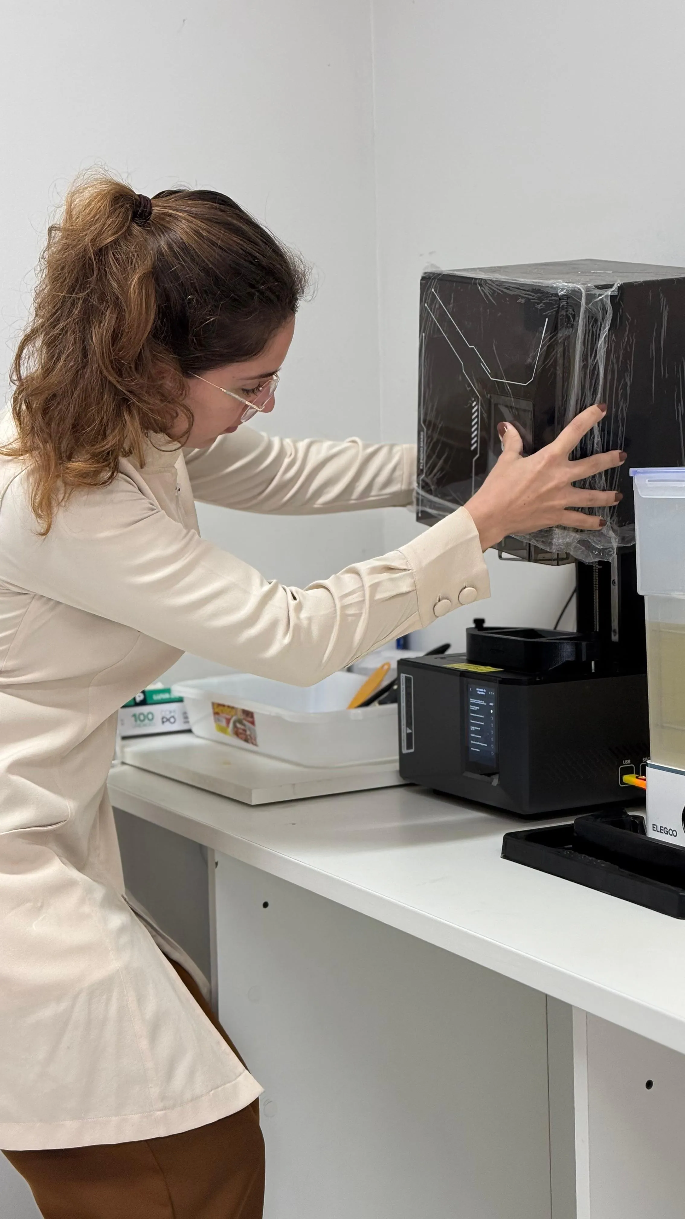 Impressora 3D na Odoctor, em Ponte Nova